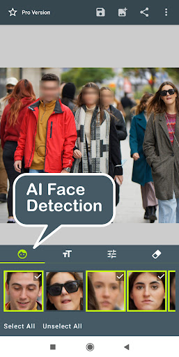 Android application Pixelate: Blur & Anonymize screenshort