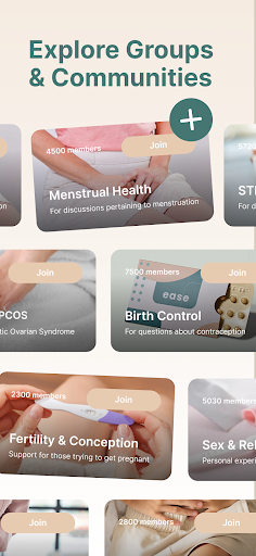 Screenshot of Ease: Birth Control Reminder