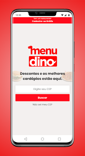Android application MenuDino screenshort