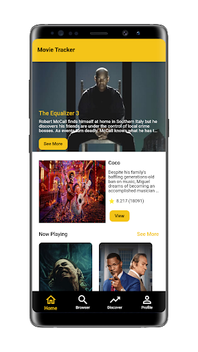 Movie Tracker Screen 2