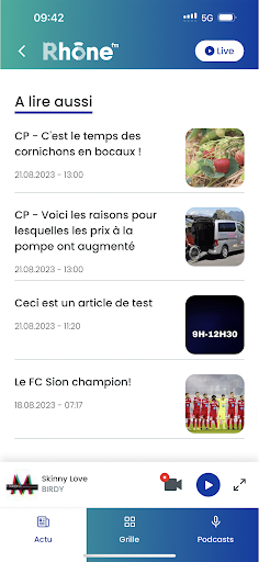 Rhône FM Screen 3