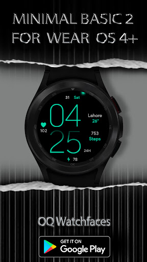 Android application Minimal Basic 2 Wear OS 4+ screenshort