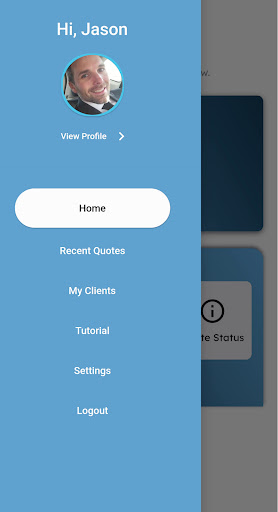 Android application InsureScan Agent screenshort