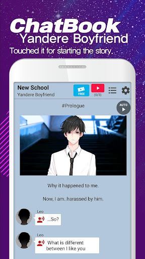 Code Triche Yandere Petit ami - Otome Simulation Récit APK MOD (Astuce) screenshots 5