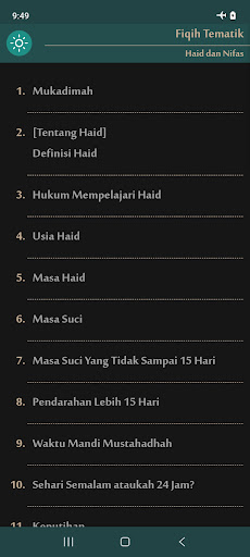 Haid dan Nifas (Fiqih Wanita) Screen 3