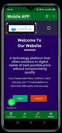 Android application My Data Stream - VTU Services screenshort