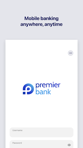 Android application Your Premier Bank Mobile screenshort