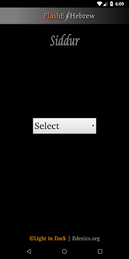 Android application FlashE Hebrew: SE (demo) screenshort
