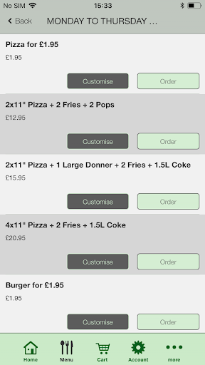 Pizza Prima Screen 3