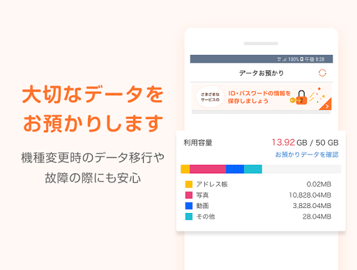 データお預かり アドレス帳や写真などスマホのデータをかんたんバックアップ By Kddi株式会社 Google Play 日本 Searchman アプリマーケットデータ