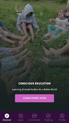 Android application Conscious Education screenshort