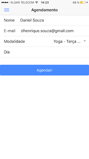 Android application Fit House screenshort