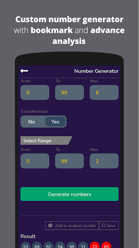 Android application Lucky Lottery Prediction App screenshort