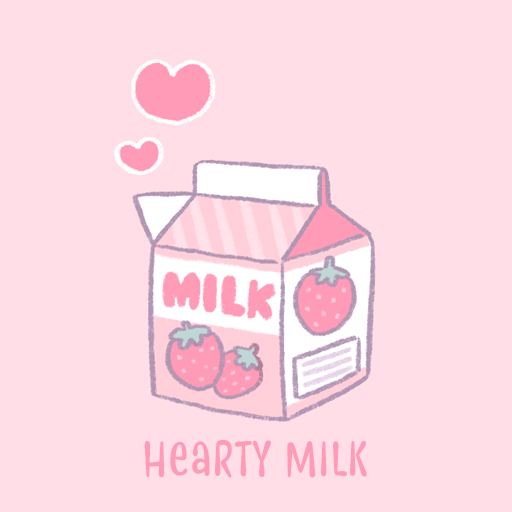 Cute Wallpaper Hearty Milk Tema gambar ke 3