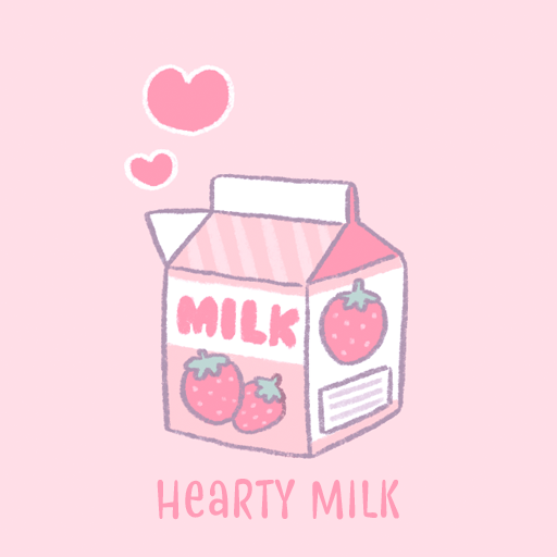 Hearty Milk Theme +HOME  Icon