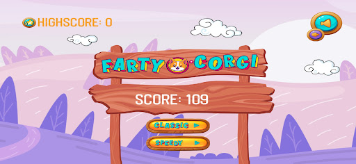 Android application Farty Corgi screenshort