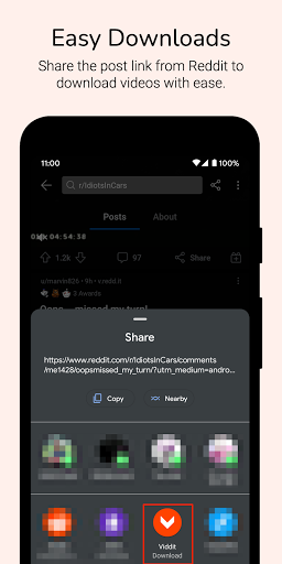 Screenshot of Video Downloader for Reddit