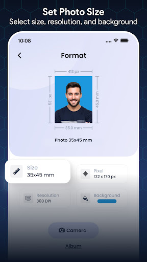 Passport Size Photo Maker Screenshot 2 - AppWisp.com