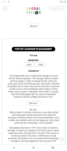 POSITIVE LEADERSHIP IN MANAGE Screen 2