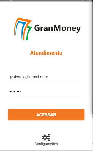Android application GranMoney Atendimento screenshort