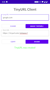 TinyURL Client for Android 1.4 APK screenshots 2