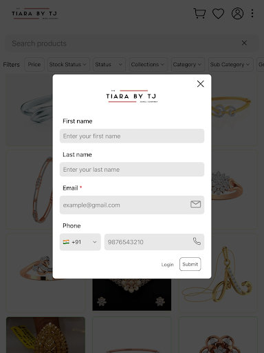 Jwero Sales App Screen 2