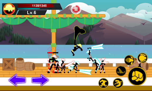 Stickman Hero - Pirate Fight Screenshot