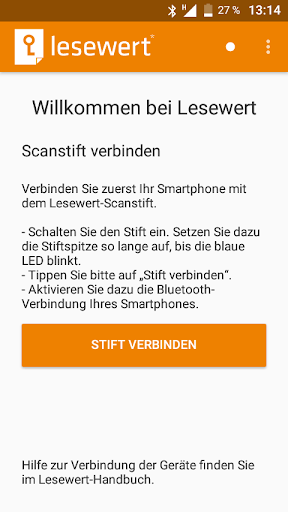 Android application Lesewert screenshort