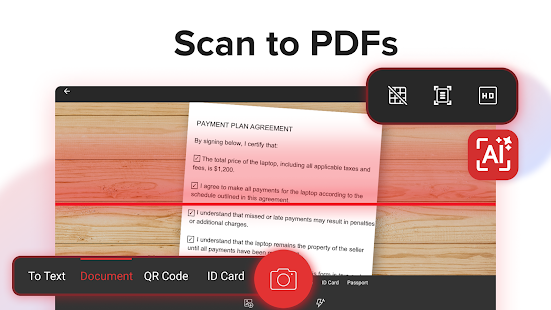 MobiPDF: PDF Editor & Scanner Ekran görüntüsü
