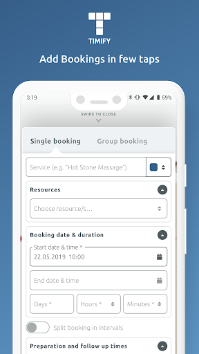 TIMIFY Mobile Screen 3