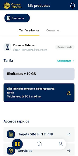 Correos Telecom Screen 3