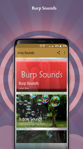 Android application Burp Sounds screenshort