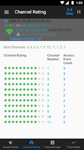 WiFi Analyzer (open-source) Screenshot