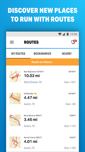 cien espejo Túnica Map My Run by Under Armour - Apps on Google Play