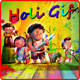 Happy Holi GIF icon