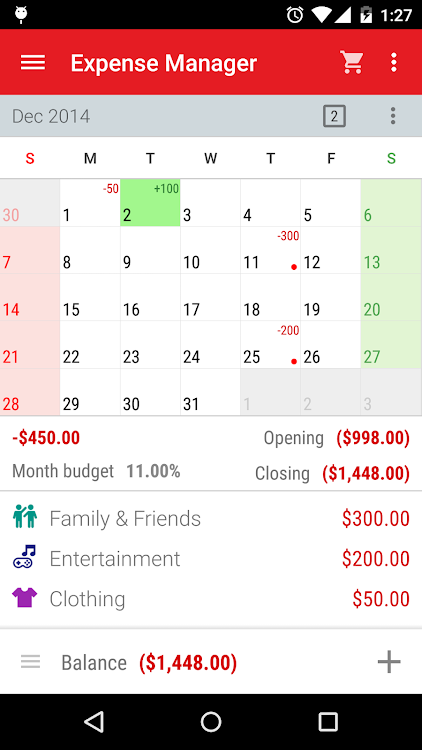 Expense Manager: budget, money - 1.0.142 - (Android)