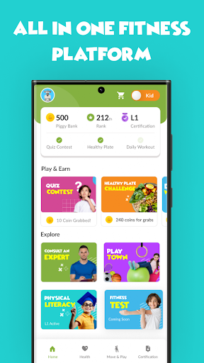 Android application Fitbuds screenshort