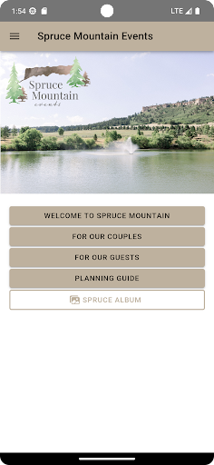 Android application Spruce Mountain Events screenshort