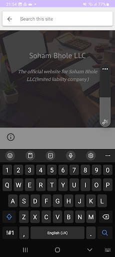 Soham Bhole LLC-Official App Screen 3