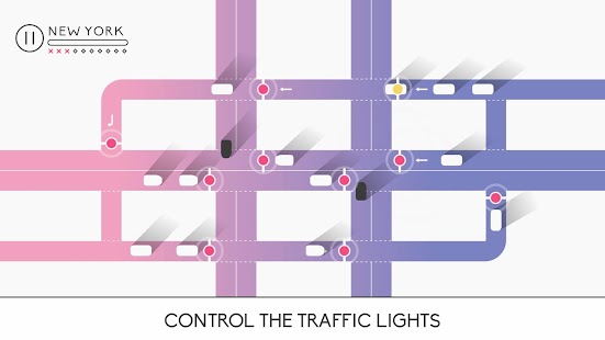 Traffix : Capture d'écran du simulateur de trafic