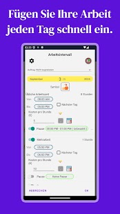 Arbeitszeit 4b Screenshot