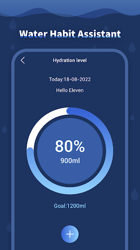 Water Habit Assistant Screen 2