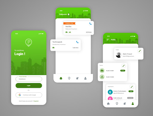 Android application WinPark India screenshort