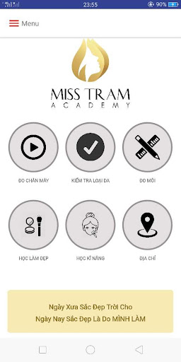 Android application Miss Tram Academy screenshort