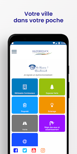 Android application Ville d’Hazebrouck screenshort