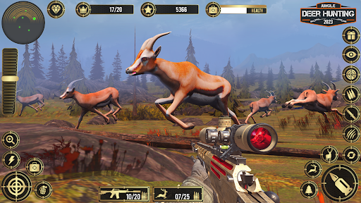 Jungle Deer Hunting Games 3D - Action - games