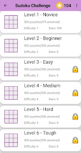 Schermata Sfida Sudoku offline