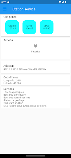 Station service Screen 2