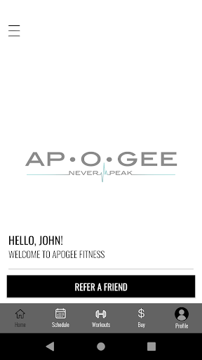 Apogee Fitness Screen 3