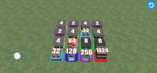 2048 Merge Buildings